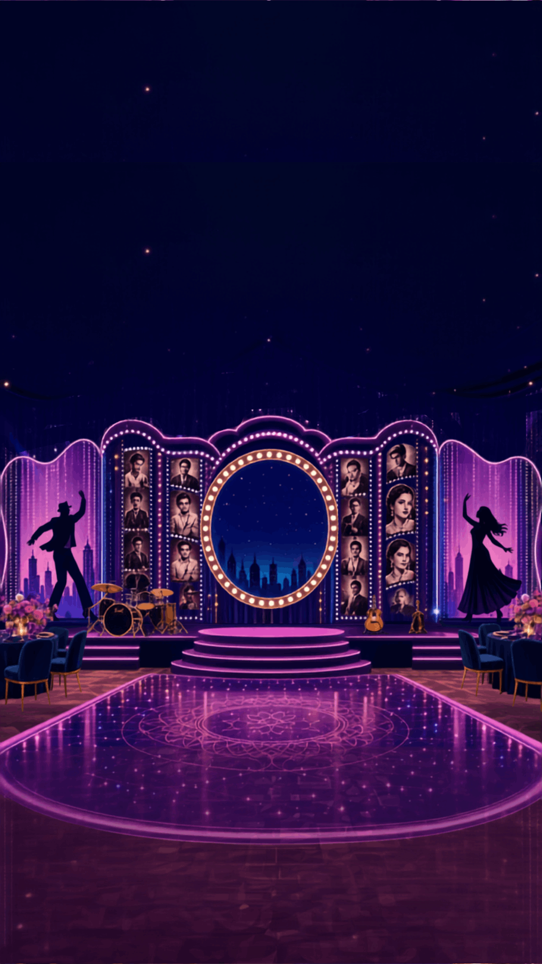 Bollywood ballroom stage